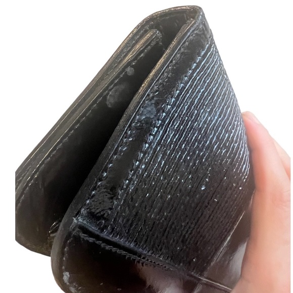 Burberry black patent clutch leather Wristlet bag/clutch - Picture 5 of 16